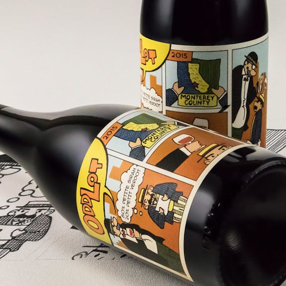 Odd Lot Wine Label Design